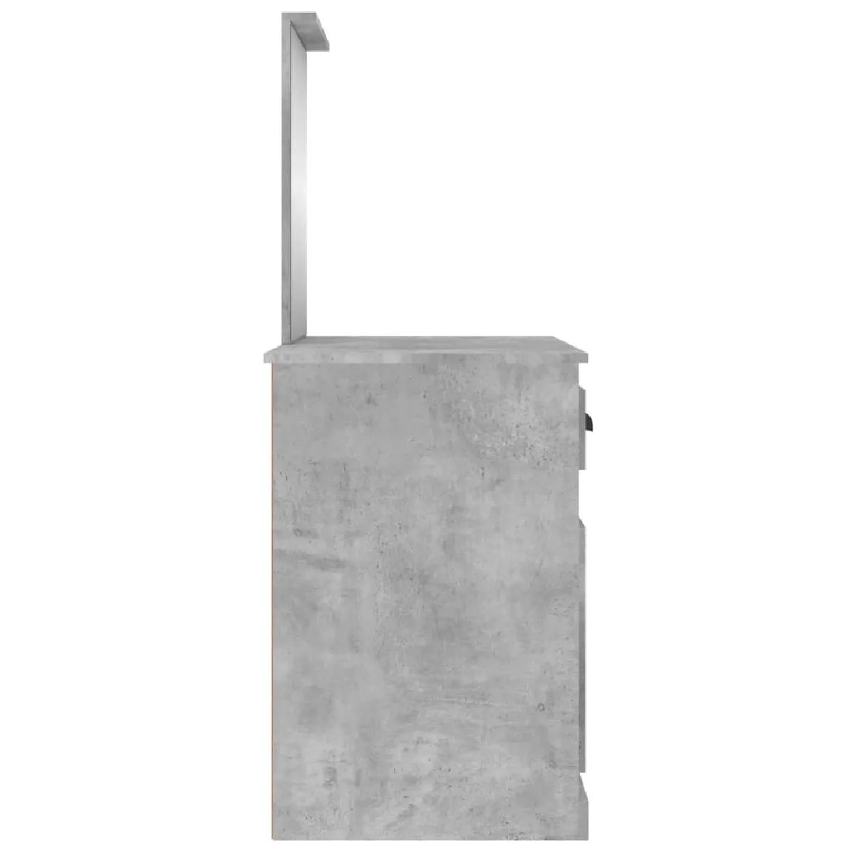 Coiffeuse grise Helloshop26 - 90 x 50 x 132,5 cm