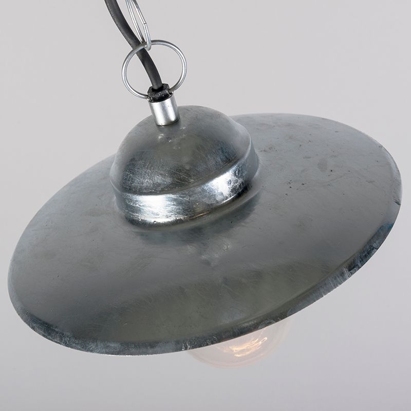Industriële hanglamp zink IP44 - Munich