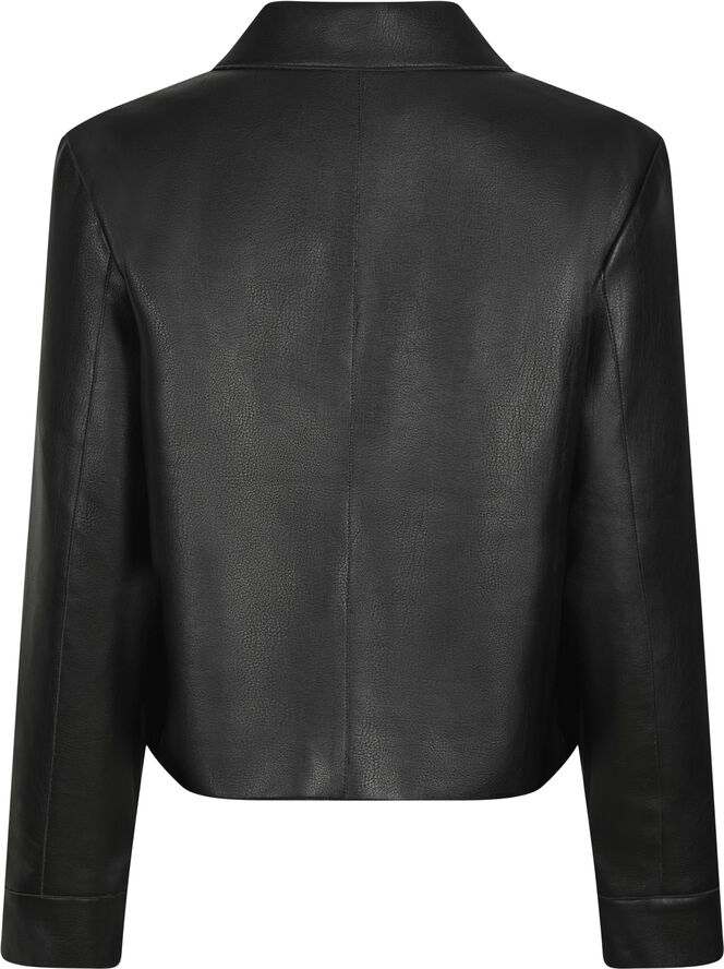 Neo Noir Romana Faux PU Jacket Black