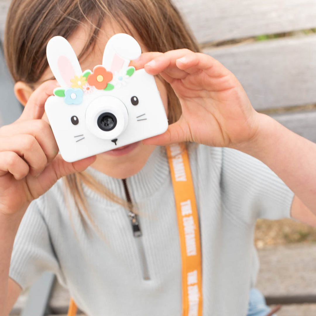 the zoofamily kindercamera zoo friends - konijn met bloemen