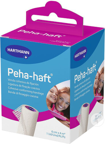 Hartmann Peha Haft Selfcare Bande De Fixation Cohesive 6cm x 4m 1 Pièce