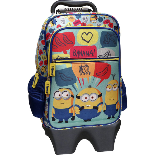 Mochila com Rodinhas Minions 62019