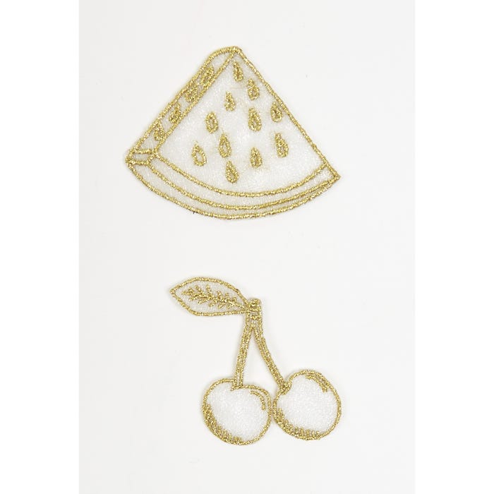 Atelier Veritas-Set 2 patches fruit 6x4,5cm