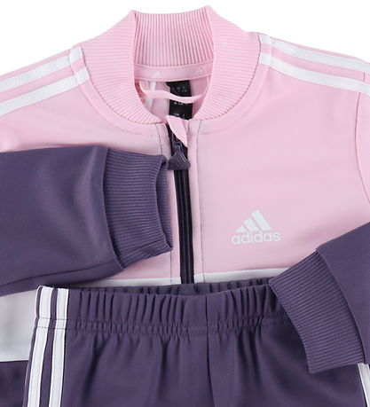 adidas Performance Tr?ningss?t - I TIBERIO TS - Pink/Lilla/Hvid