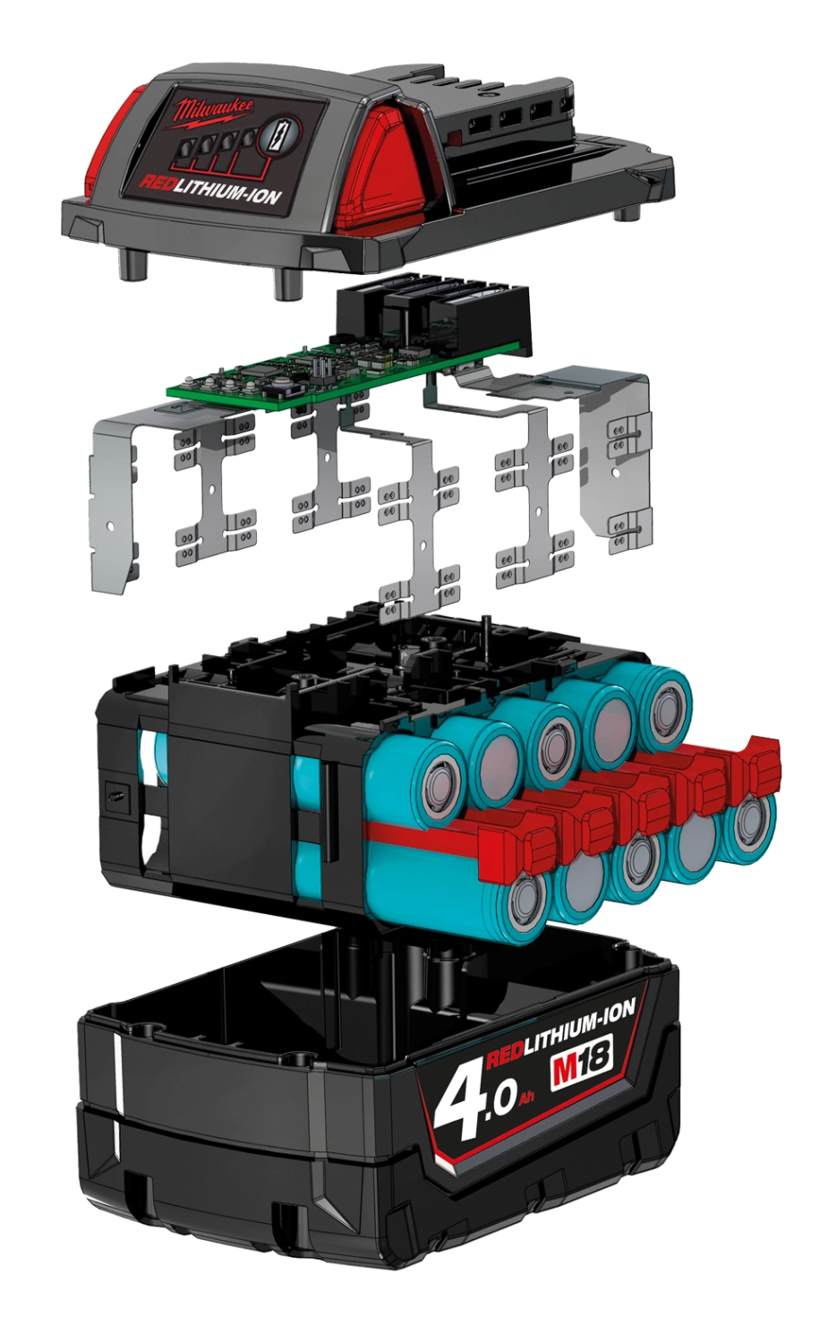 Milwaukee M18 B4 18V Li-Ion accu - 4.0Ah