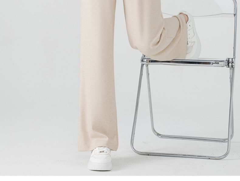 Empressa - Zwangerschapsbroek met hoge taille en wijde pijpen