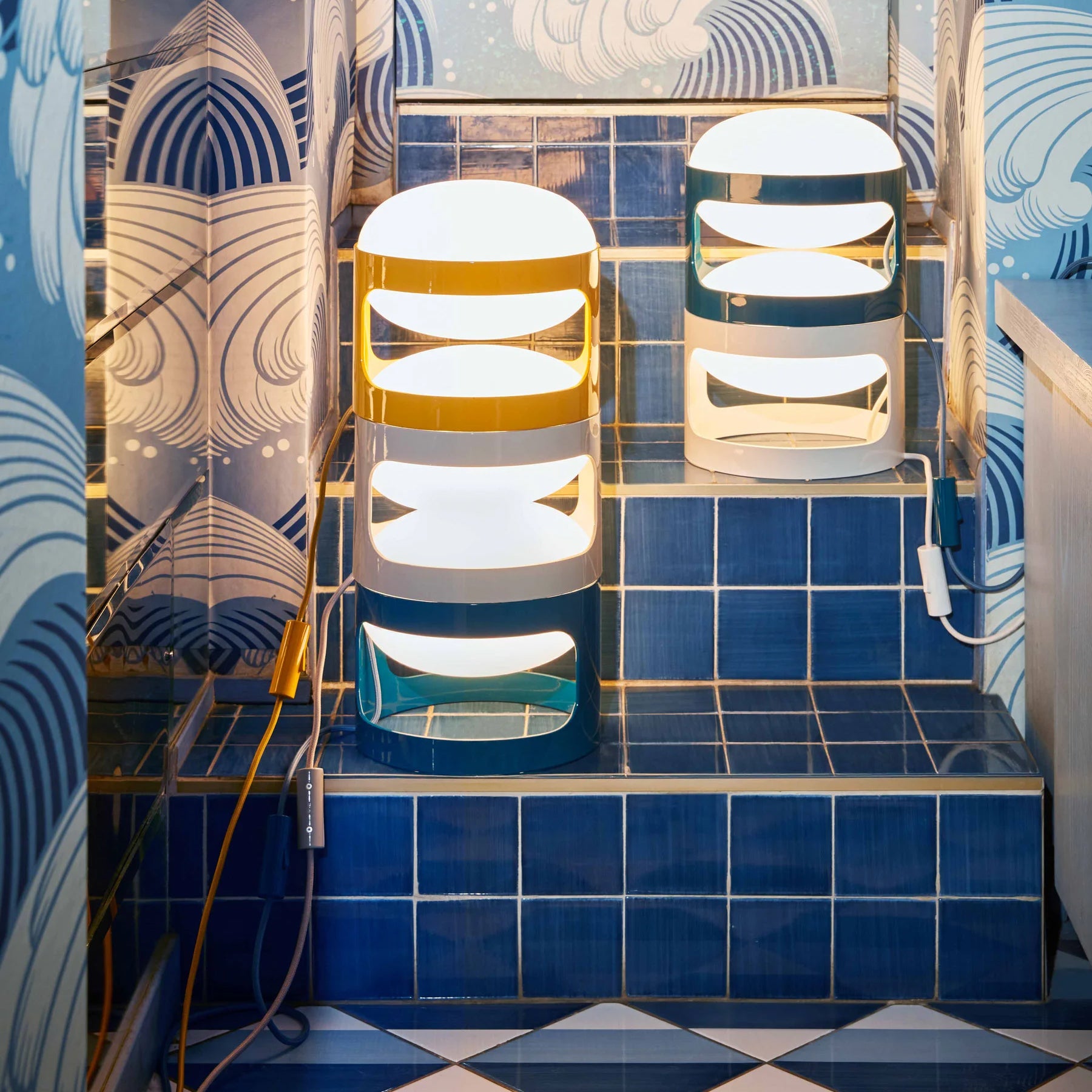 Kartell KD28 Tafellamp - Petrol
