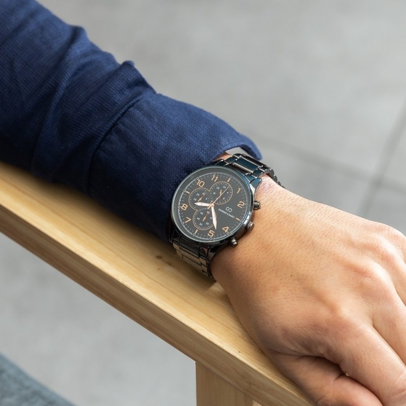 Votre Montre Homme Métal Noir GIORGIO