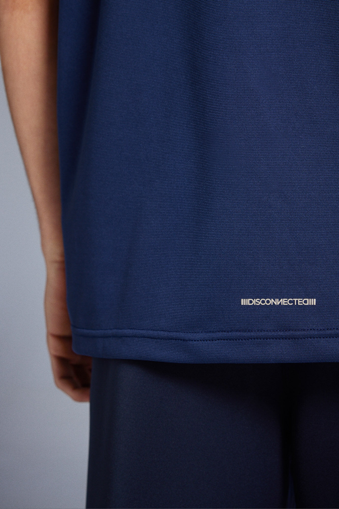 Camiseta Outdoor - azul médio