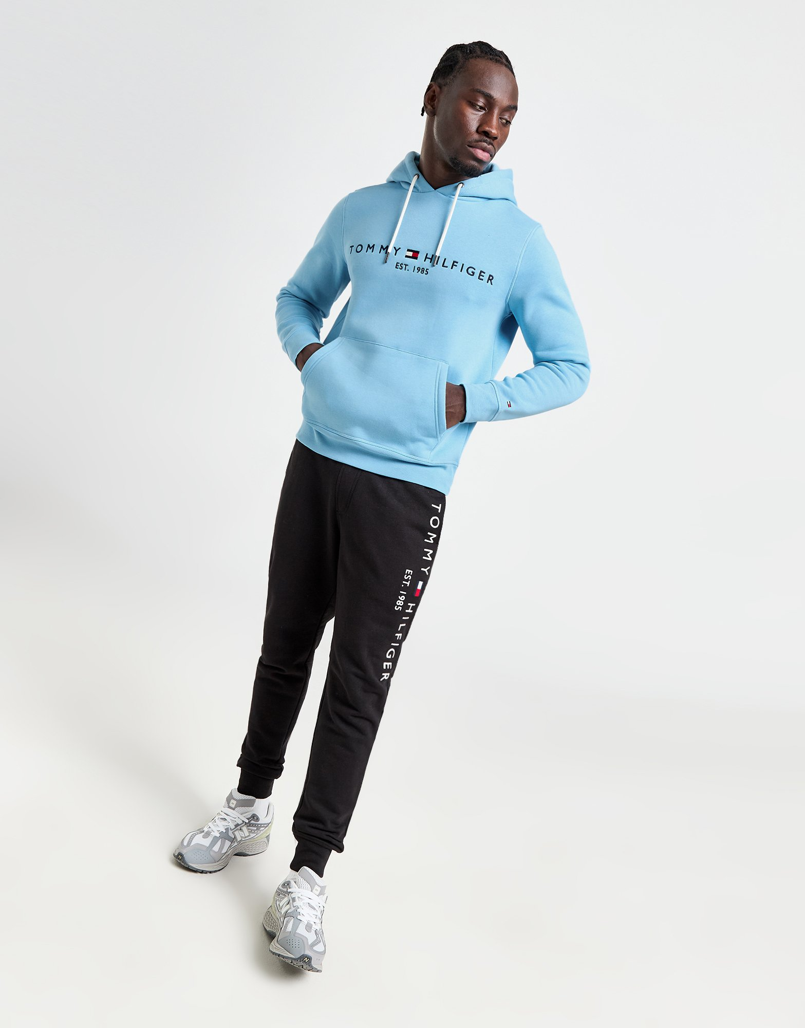 Tommy Hilfiger Sweat à Capuch Logo Brodé Homme