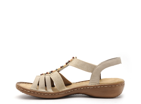 Rieker nu pieds plats femme 60851 beige
