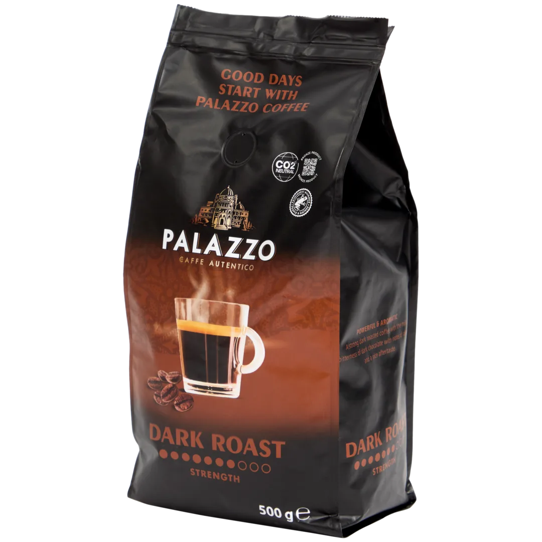 Palazzo koffiebonen Dark Roast 500 gram