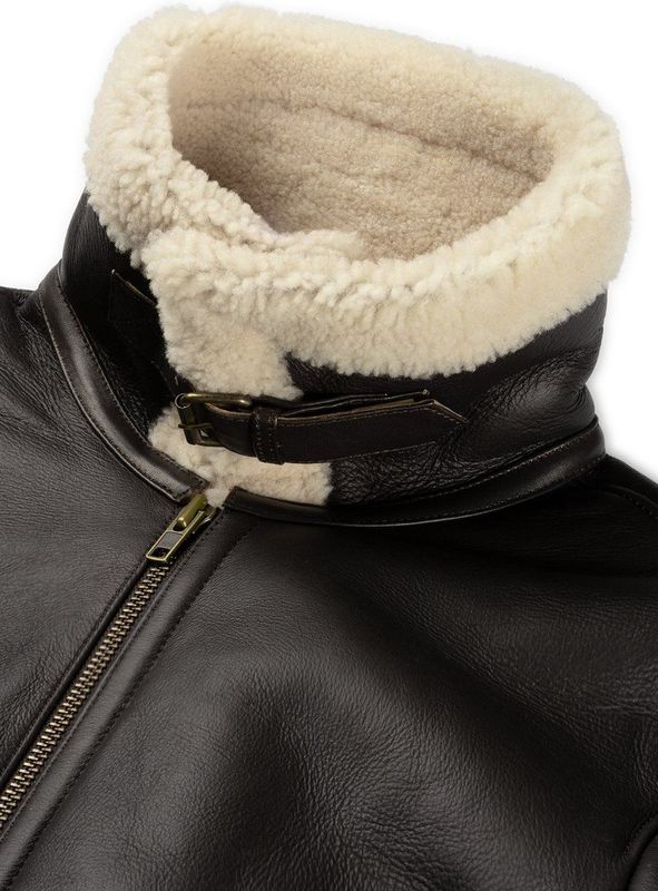 HUNTER - Shearling Lammy Coat - Chocoladebruin - Winterjas