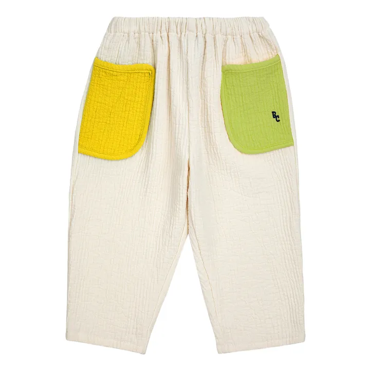 Bobo Choses Sarouel Color Block | Ecru