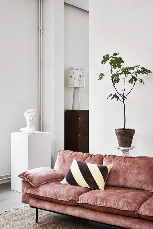HKliving Retro bank 3-zits beige
