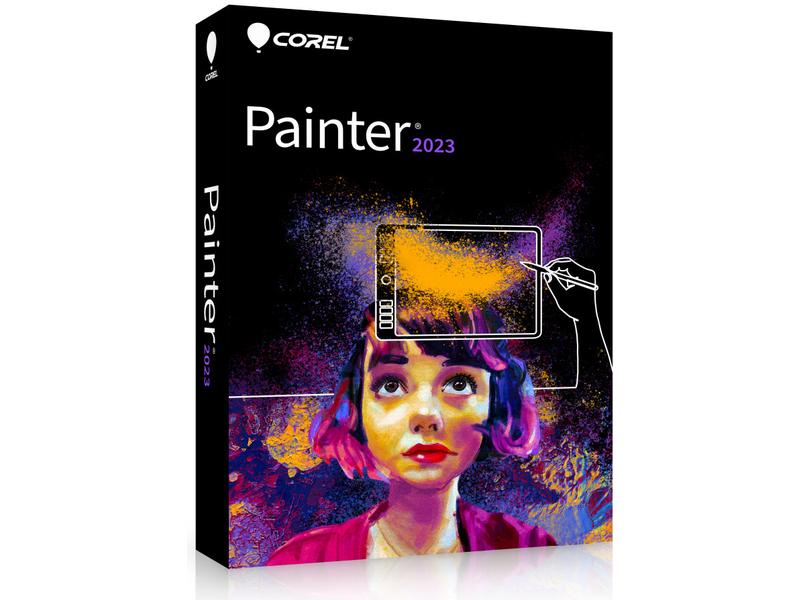 Corel Painter 2023 Box, Vollversion, Windows/Mac, DE/FR/EN Professionelles Mal- und Zeichenprogramm