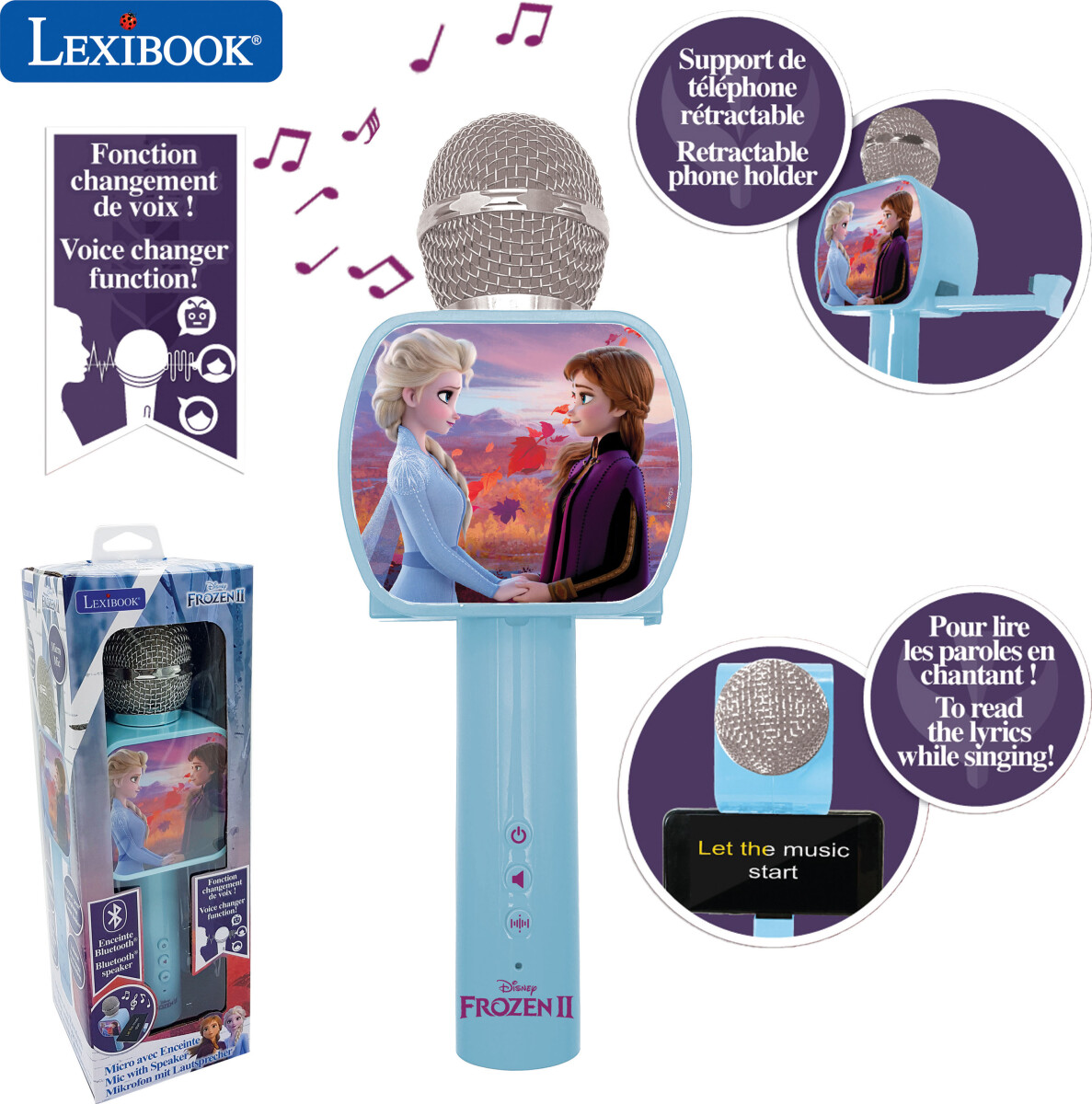 Frost Mikrofon Til Karaoke - Lexibook