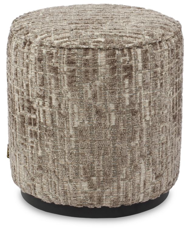 Poef S4770 Greige Dalia Lexie ⌀45  x H47 cm