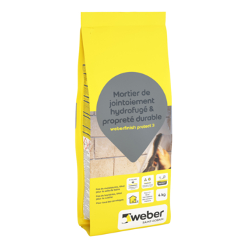 Weber finish protect 3 voegmiddel licht grijs 4kg