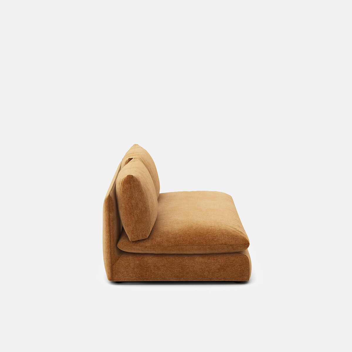 LA REDOUTE INTERIEURS<br>Sofá modular de 2 lugares. poliéster manchado, Malo