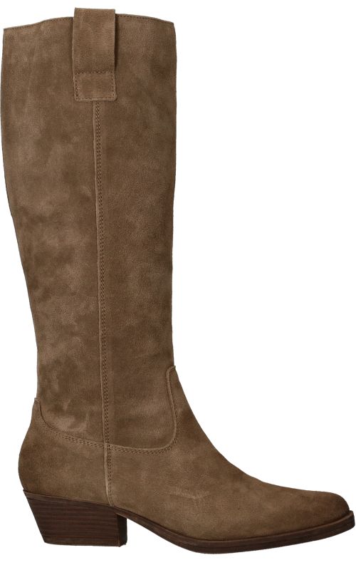 LOFF 1881 Lange laarzen Taupe Dames