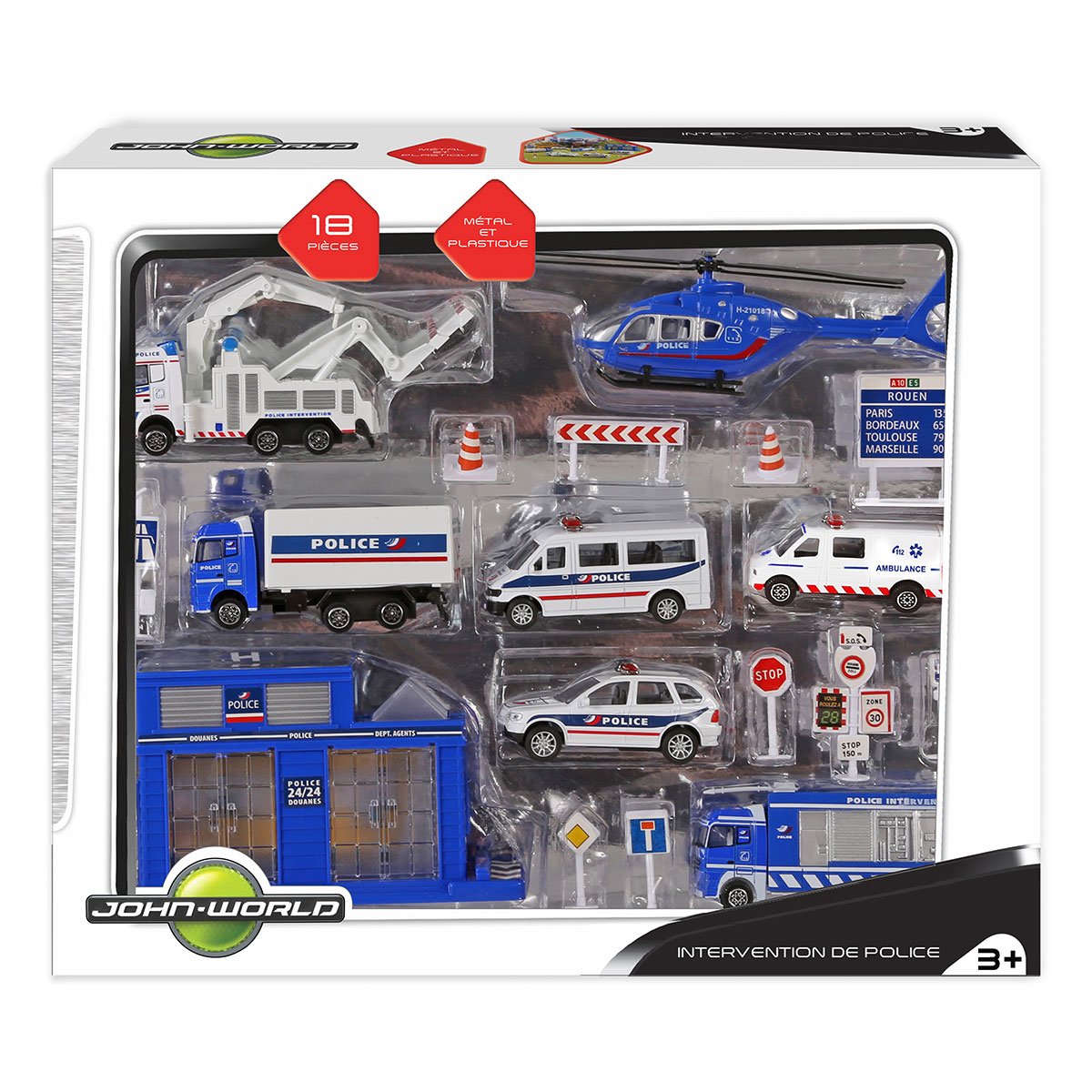 Coffret véhicules de police