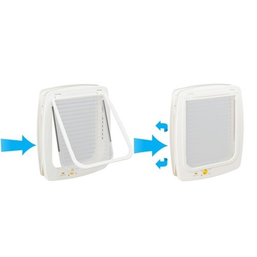 Porta para gatos Swing 11T, branca
