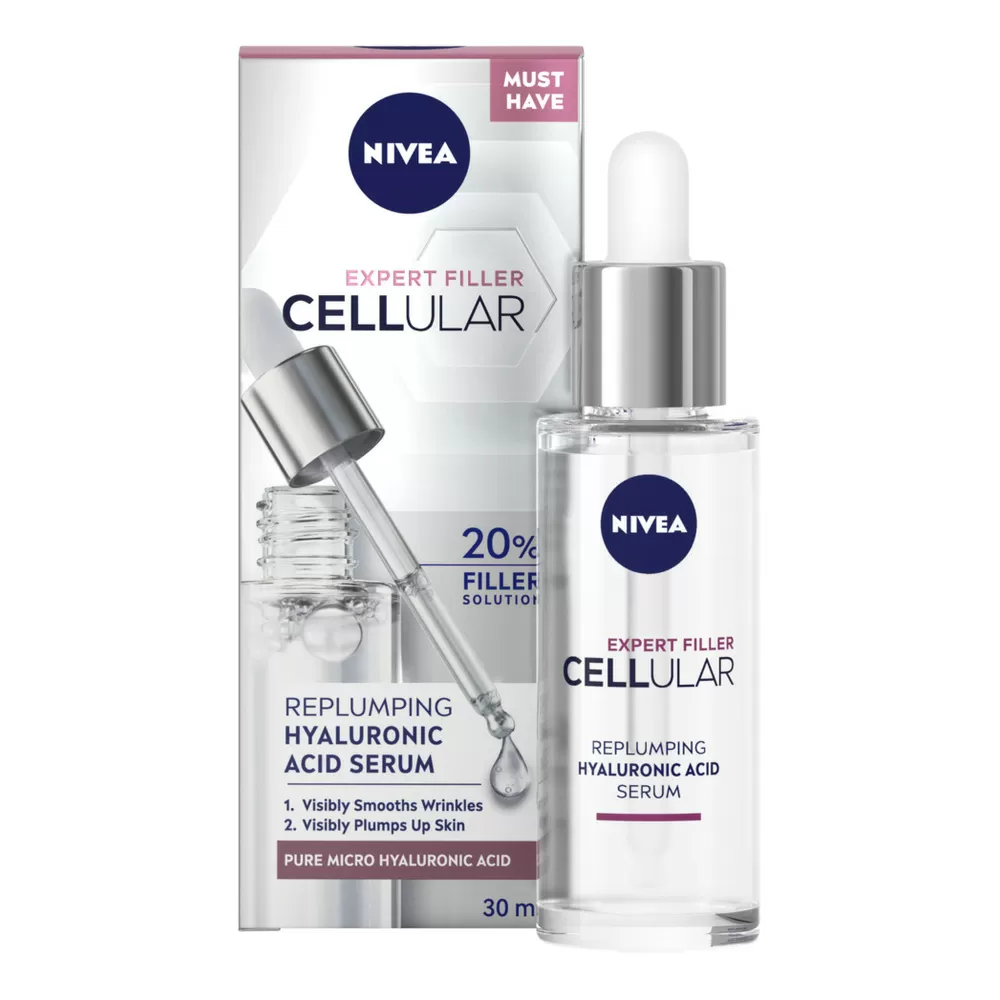 Nivea Cellular Expert Filler Hyaluronic Serum - 30 ml.