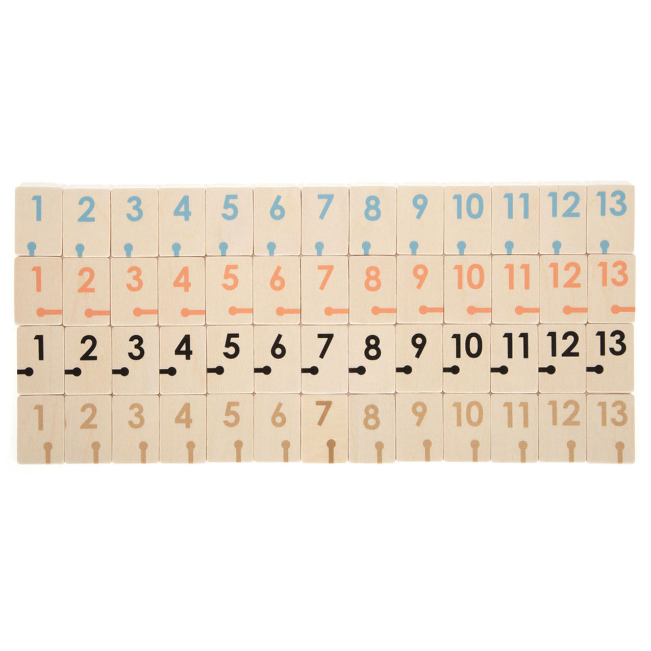 Small Foot-Houten Rummy Spel
