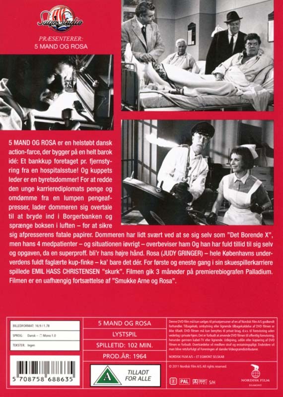 5 mand og Rosa - DVD
