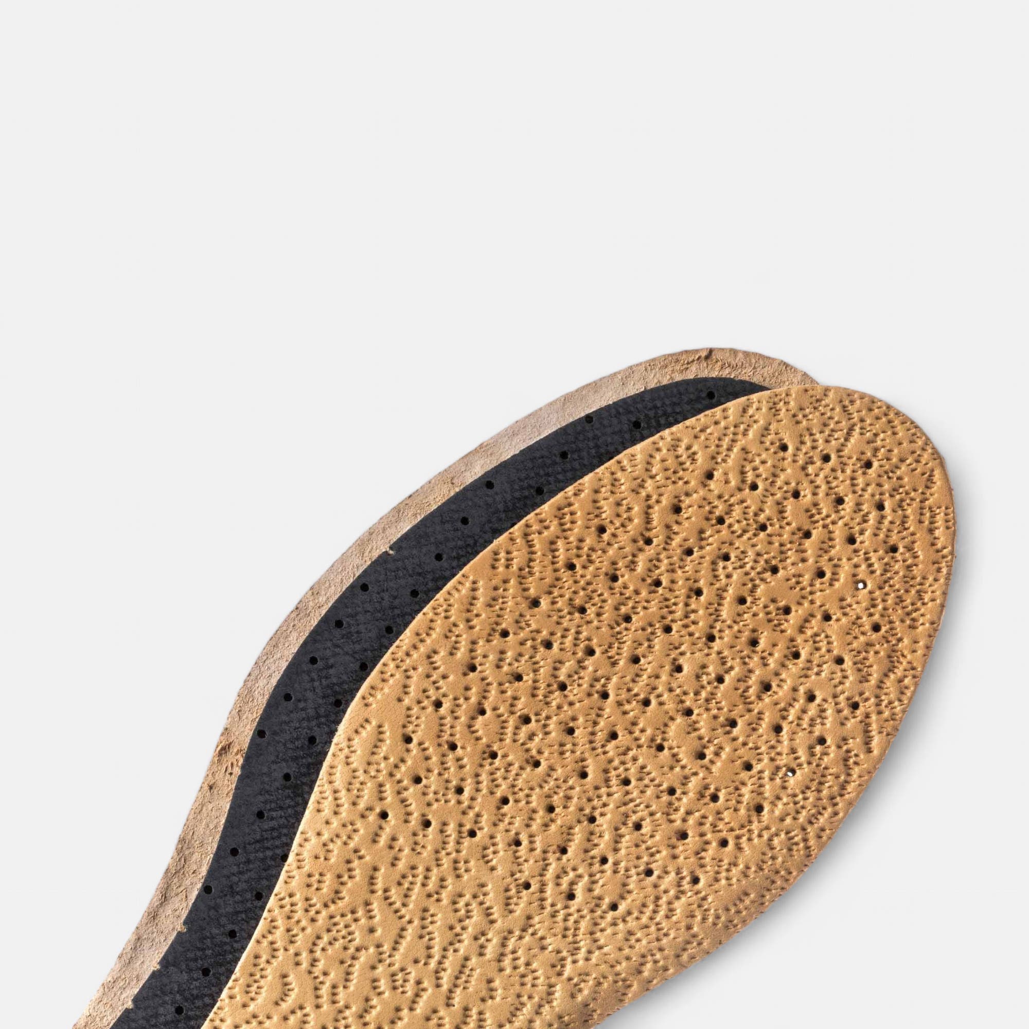 Semelles cuir charbon 29 30 sans coloris