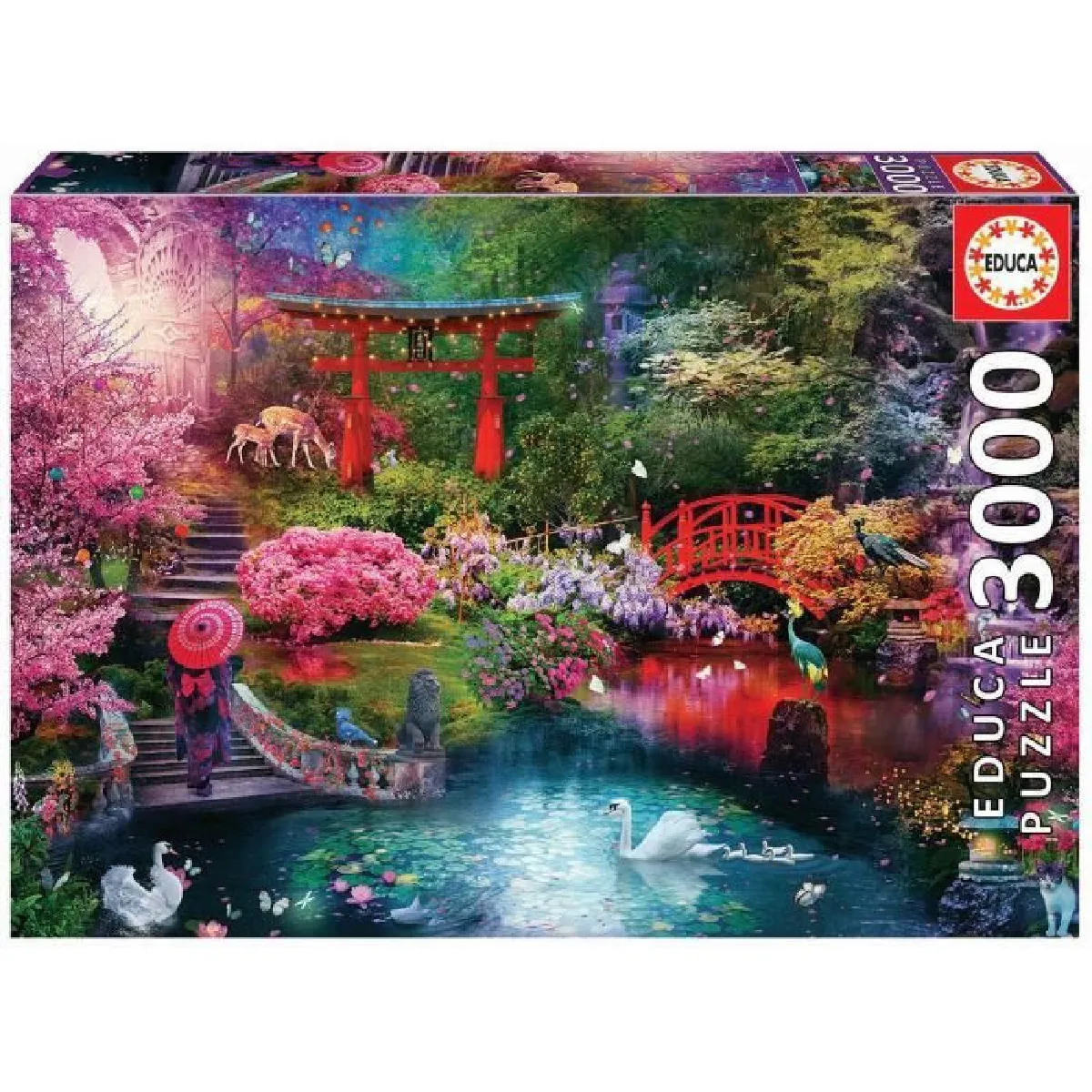 Educa Borras Educa Puzzle Jardin Japonais 3000 Pièces