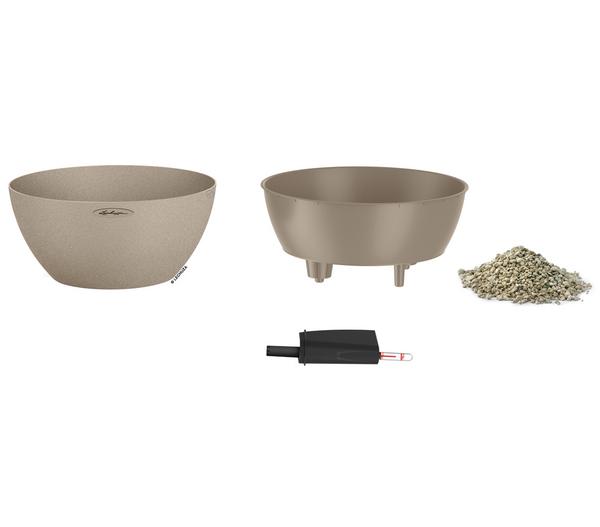 LECHUZA® Kunststoff-Schale 'Cubeto Stone',