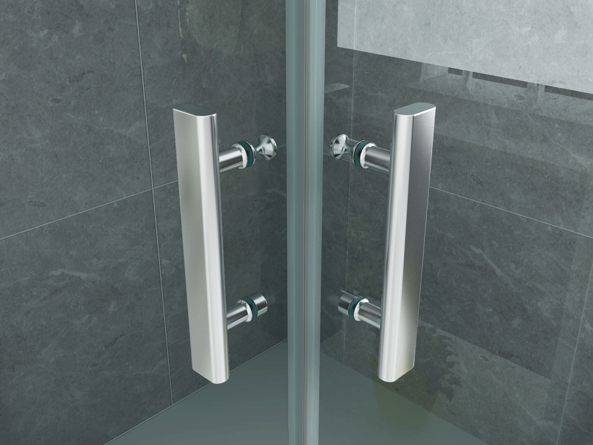 SaniGoods Nuna douchecabine 90x90cm chroom