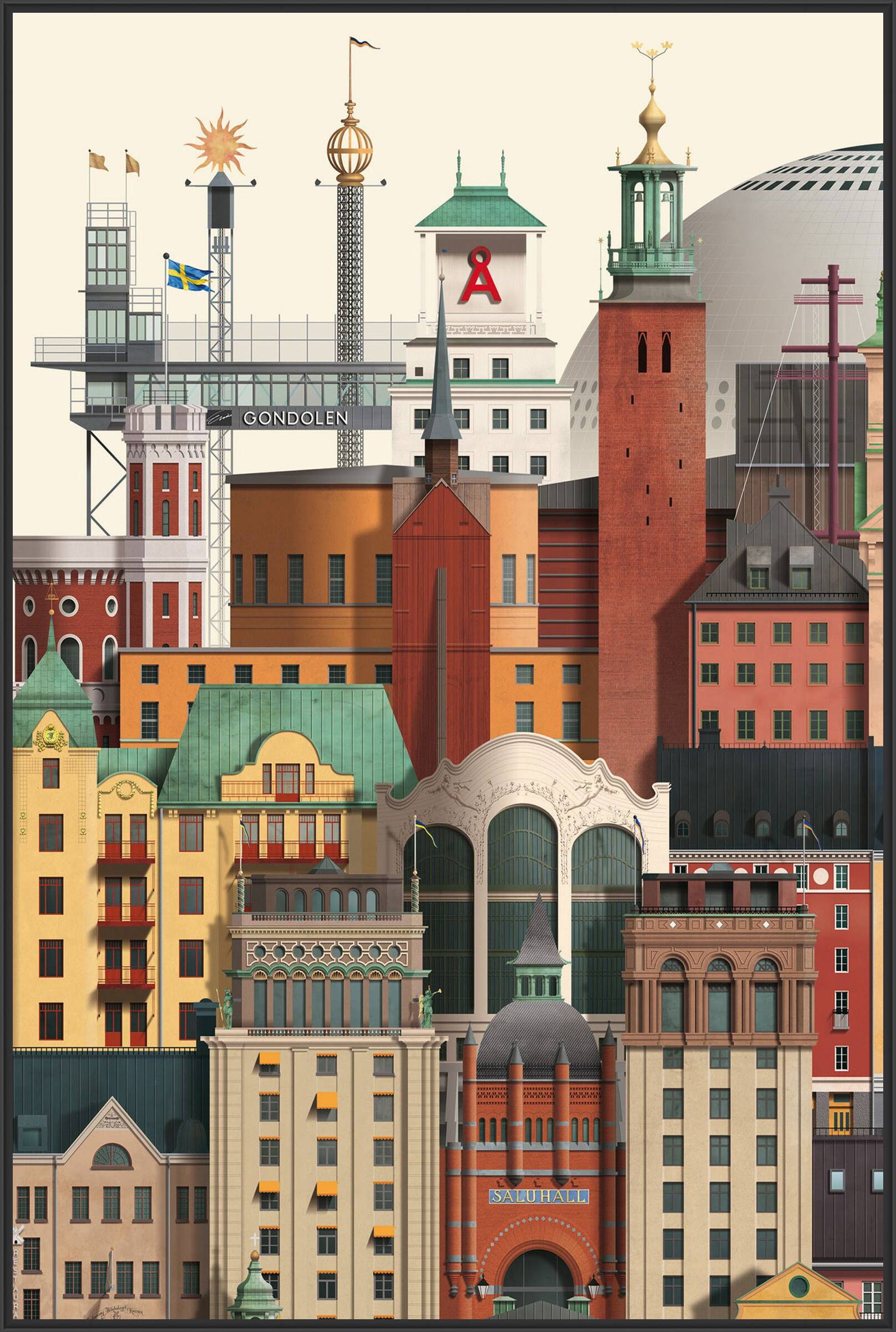 Stockholm by Martin Schwartz - Open Edition.