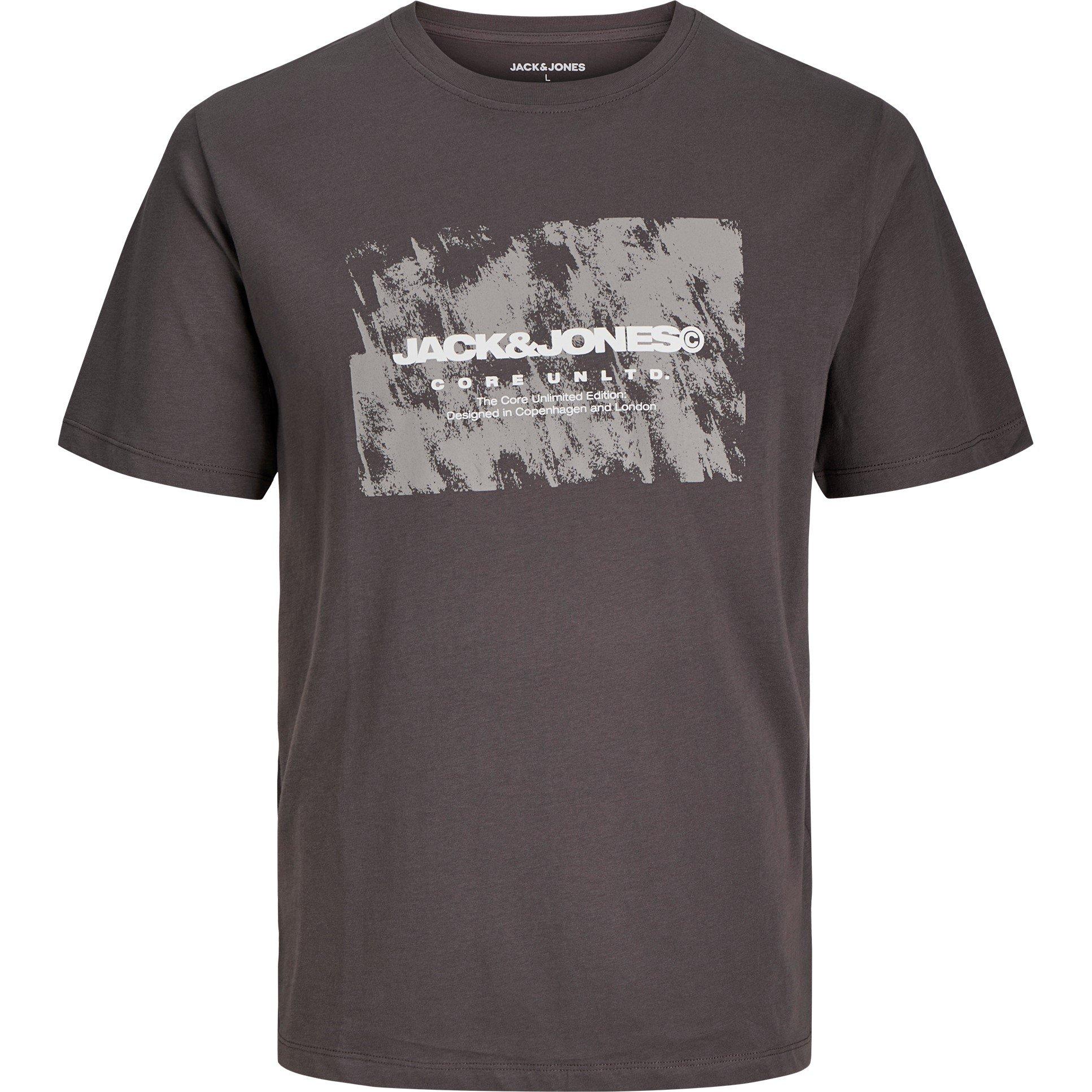 Jack and Jones 5 Pack Short Sleeve T Shirt Mens