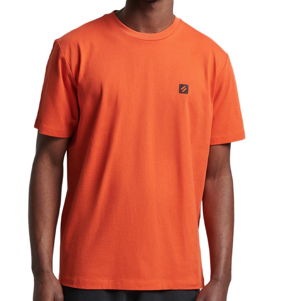 Superdry T-shirt Orange Homme Superdry Tech