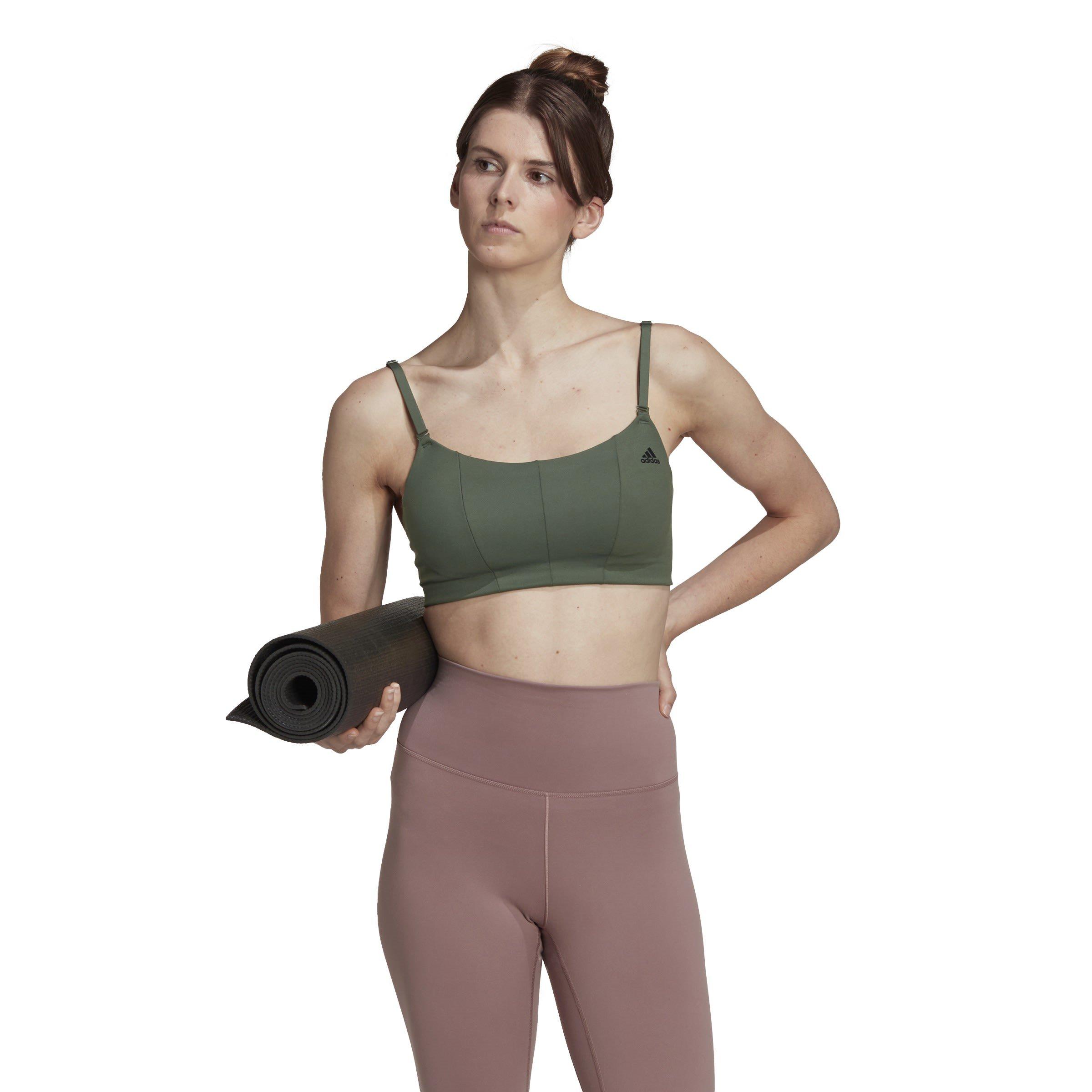 adidas Yoga Studio Light Support Sports Bra Womens