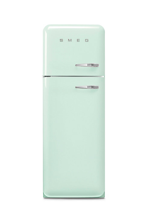 Réfrigérateur congélateur à poser ouverture gauche Smeg FAB30LPG5 222L / 72L vert d'eau