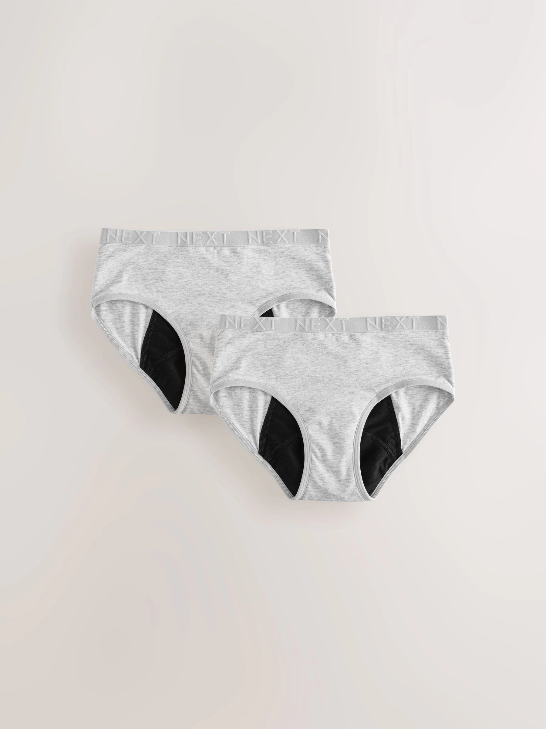 Grijs - Heavy Flow joggingbroek voor tieners (7-16jr)