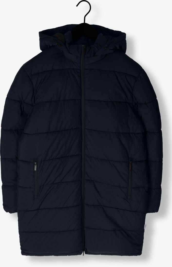 SELECTED HOMME donkerblauwe selected homme gewatteerde jas slhcooper puffer coat w noos