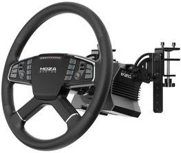 Moza Racing - Trucking Bundle - Racestuur - Zwart - Inclusief Pedalen en Mount