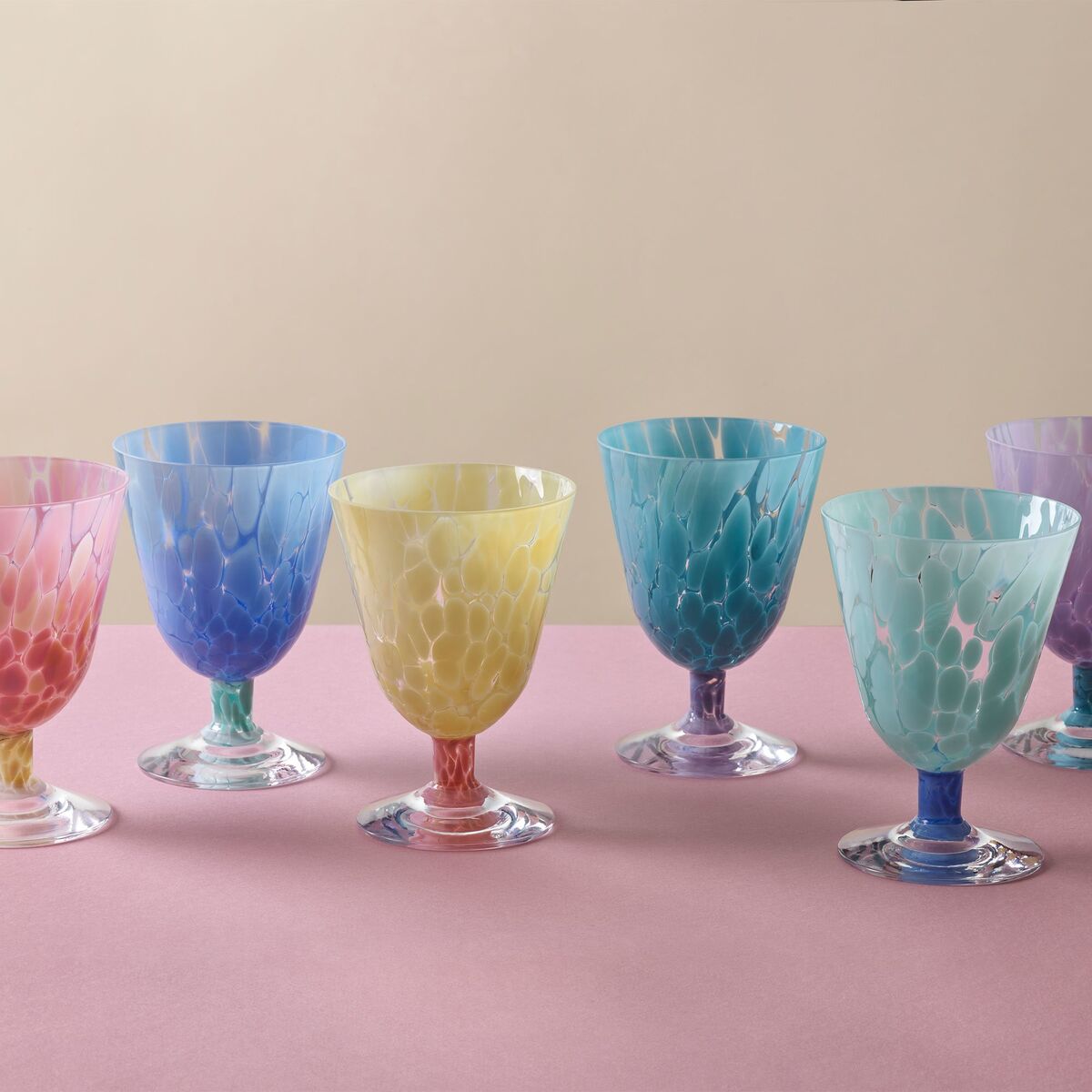Jubalong vinglass 26 cl, turkis