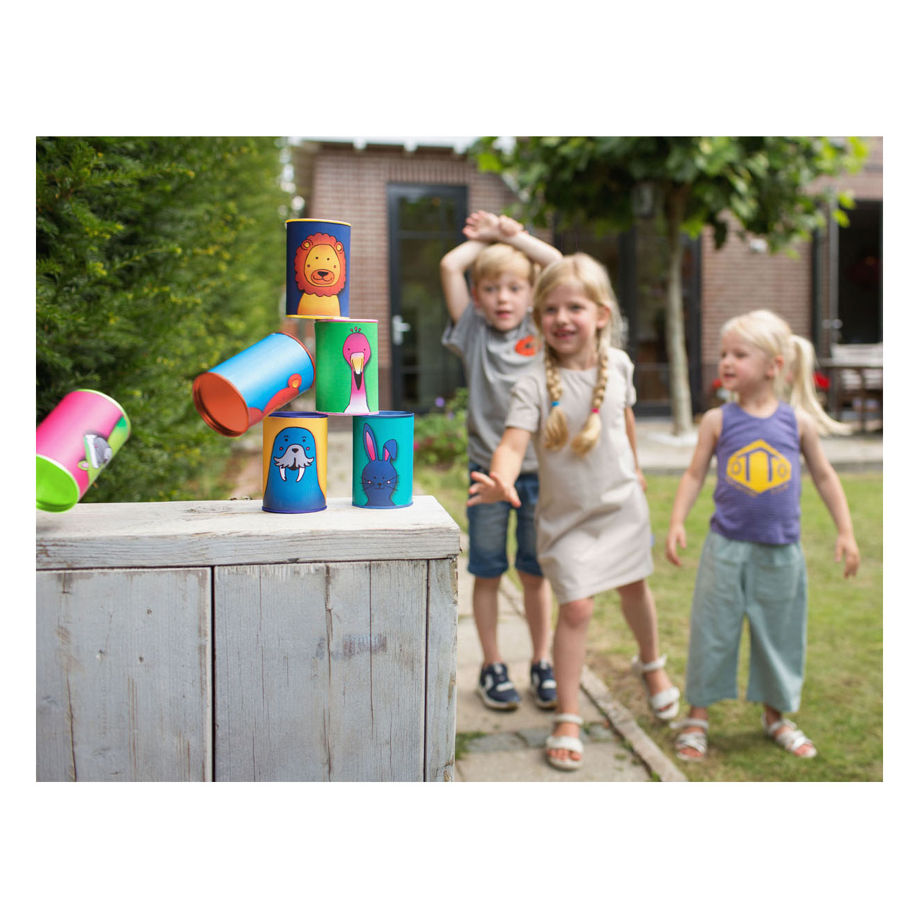 BS Toys Blikwerpen Wildlife, 9dlg.