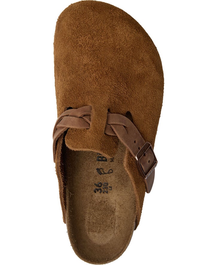 Birkenstock Boston LEVE Braided Mink Brown