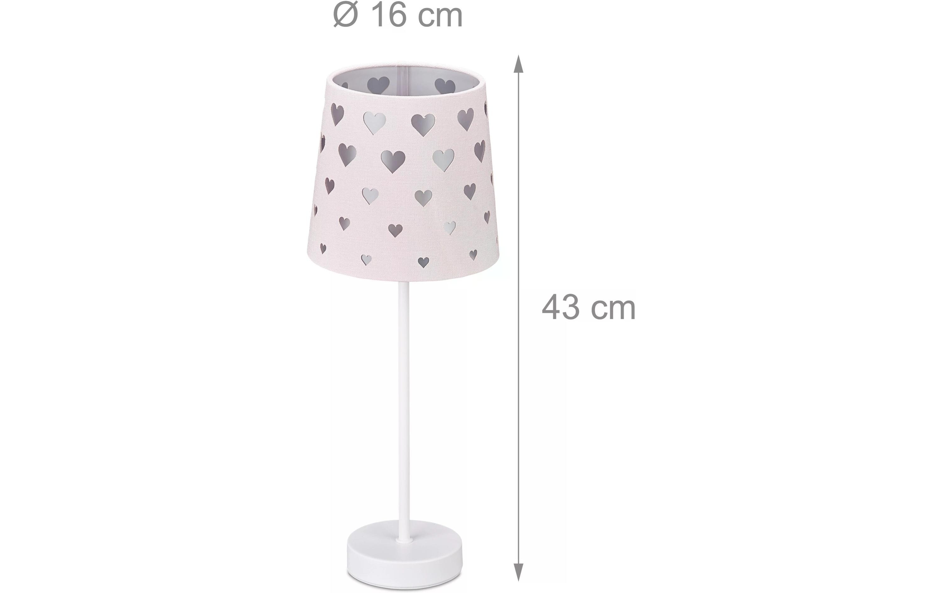 Tischlampe HerzenKinderlampe für das Kinderzimmer