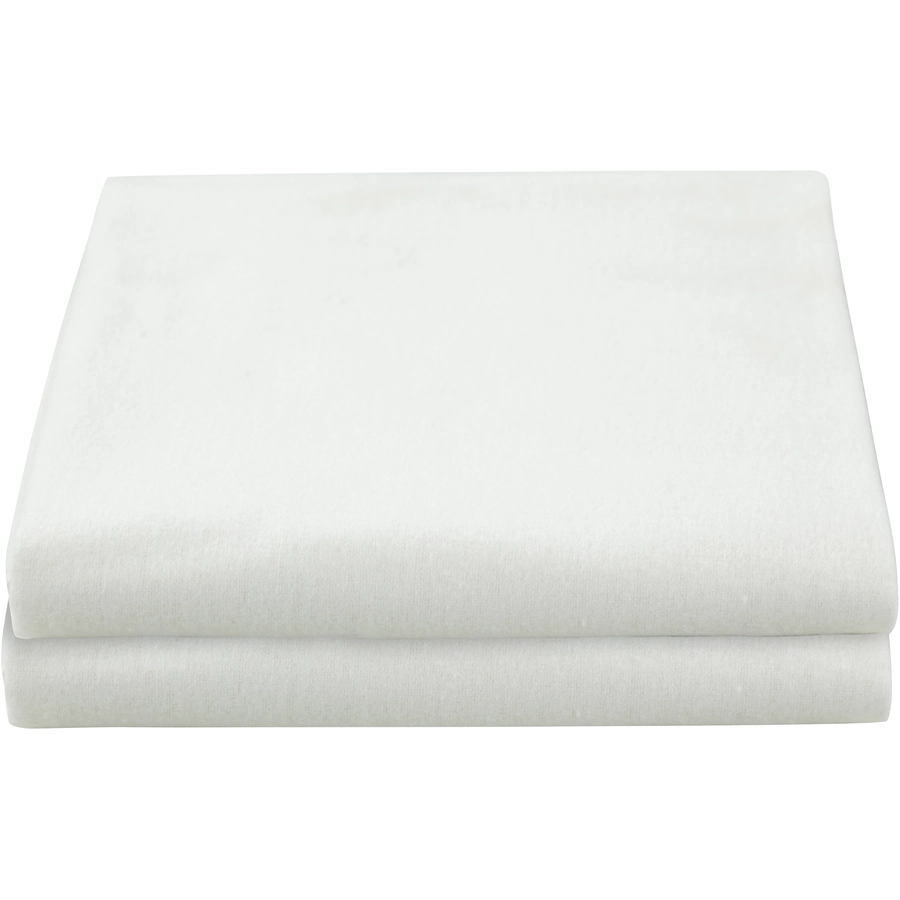 Alvi® Molton-Windeln 2er Pack weiß 80 x 80 cm