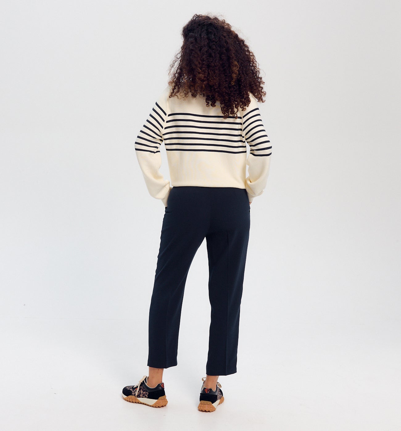 Pantalon à pinces Femme - Marine