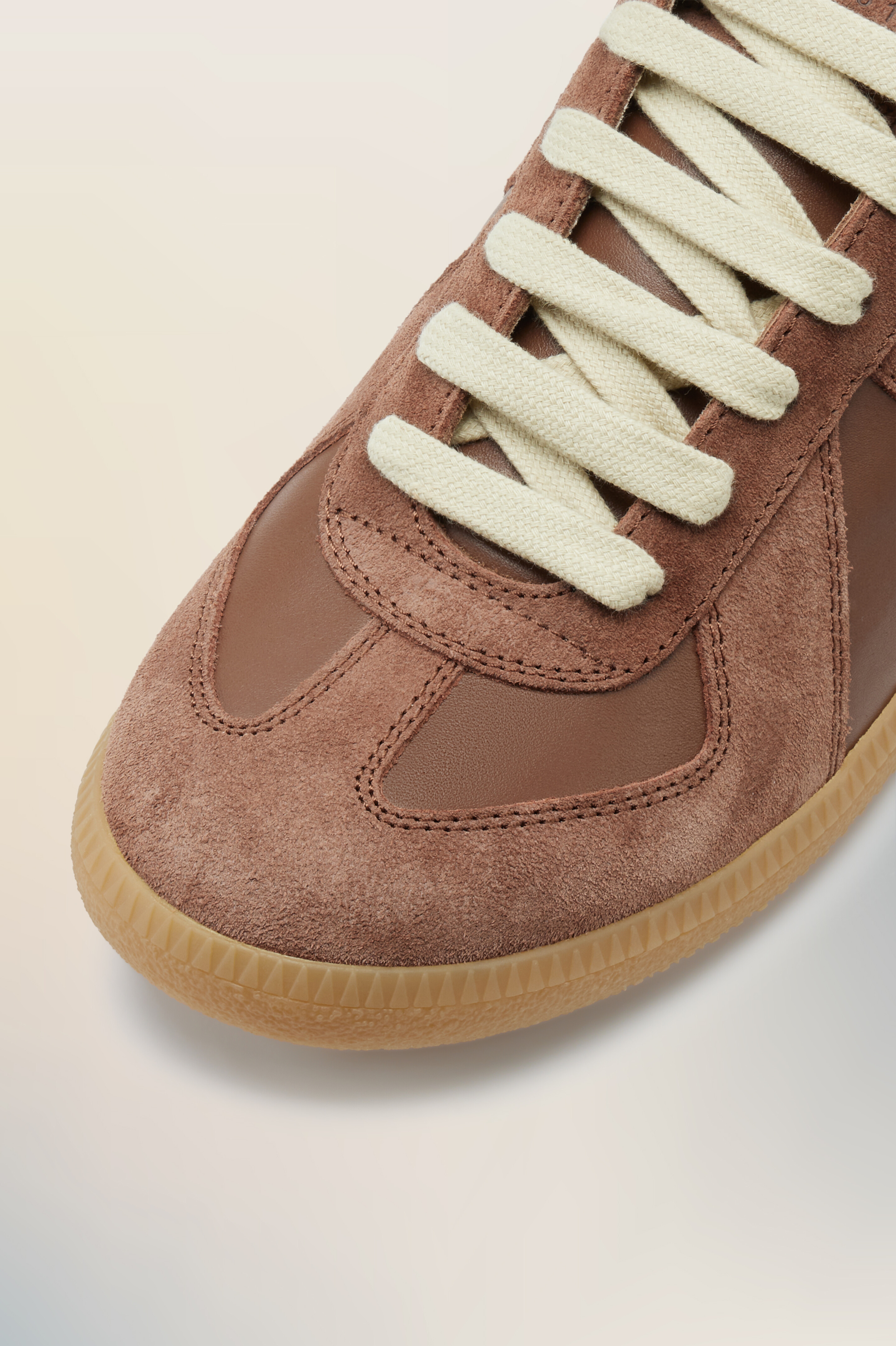 Sneakers Replica marron en cuir pour homme Marron