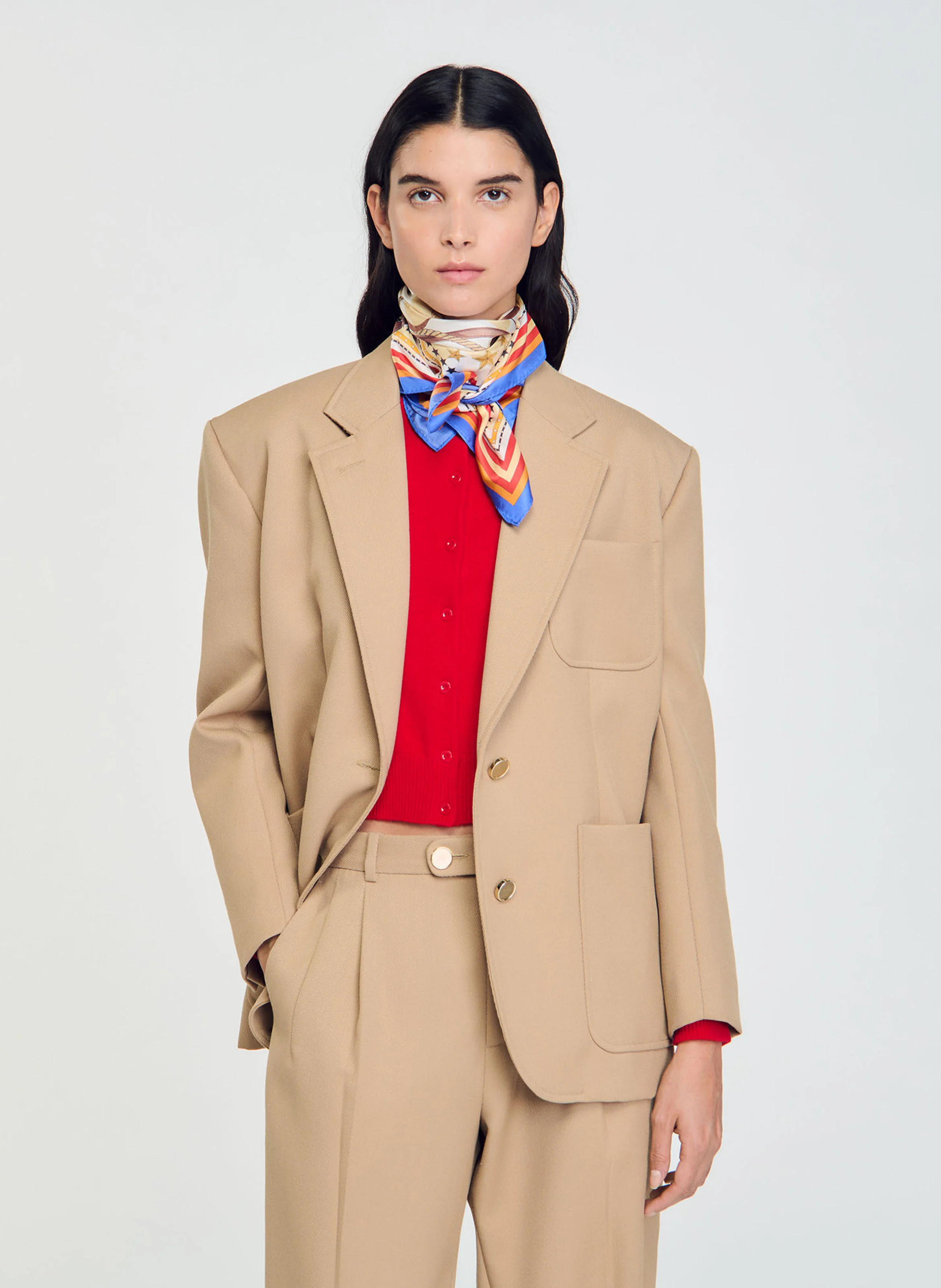 Veste tailleur cintrée | Jaune